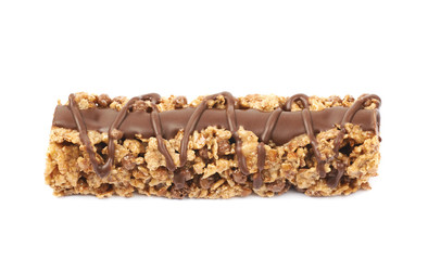 Nutrient chewy grains bar isolated