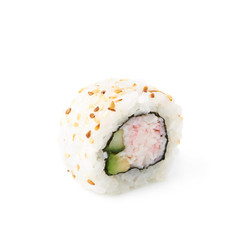 California maki sushi isolated