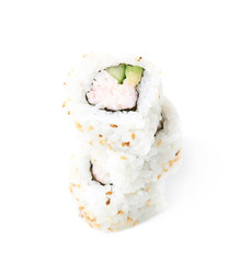California maki sushi isolated