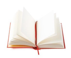 Red book isolated