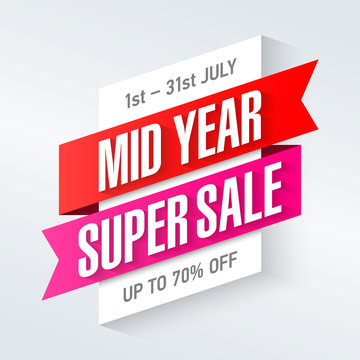 Mid Year Super Sale special offer banner