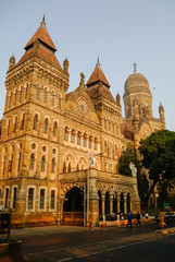 Fototapeta na wymiar The Brihanmumbai Municipal Corporation (BMC) Building, Mumbai