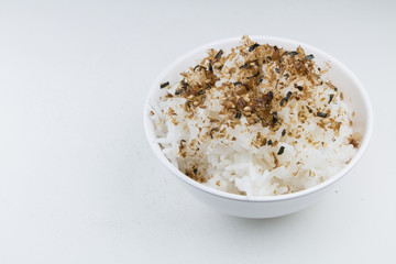Furikake on rice, Japanese seasoning