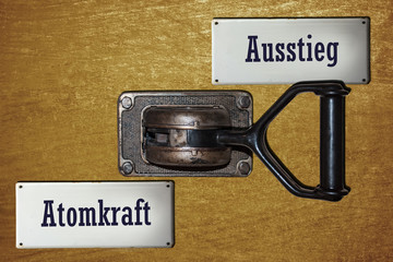 Schild 107 - Ausstieg