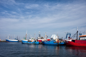 Port in Hel Town in Poland