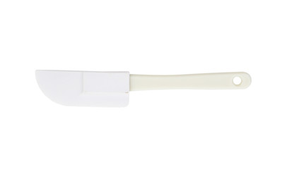 white silicone spatula