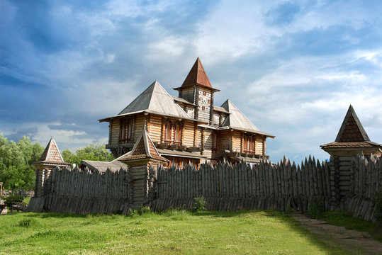 wooden ancient structure
