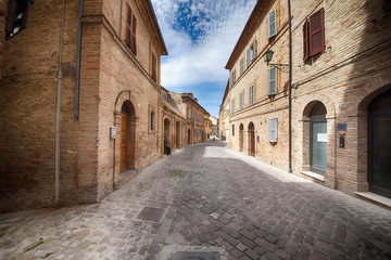 Fototapeta na wymiar Vicolo di Grottammare Ascoli Piceno Marche 
