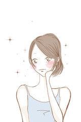 スキンケアのイメージ / 美容のコンセプト