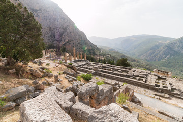 Fototapeta na wymiar Archaeological Site of Delphi, Greece