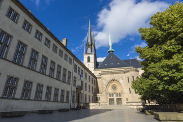 Notre-dame Cathedral, Luxembourg Is The Roman Catholic Cathedral.