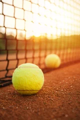 Zelfklevend Fotobehang Tennis ball © yossarian6