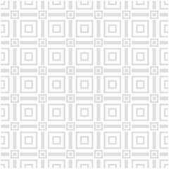 Square pattern. Vector seamless pattern. Monochrome graphic background.