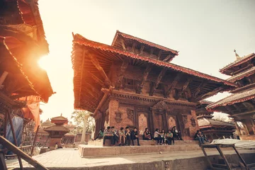 Printed kitchen splashbacks Nepal Building at Durbar Square, Kathmandu