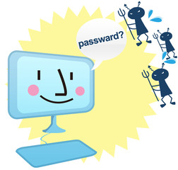 パスワード保護 / パソコンのセキュリティ