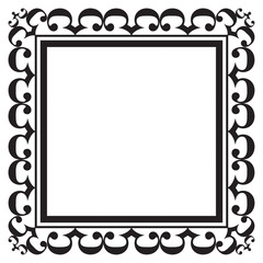 Black photo frame