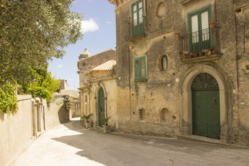 Fototapeta na wymiar The ancient town of Gerace, Calabria, Southern Italy