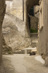 The ancient town of Gerace, Calabria, Southern Italy