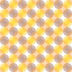 Vintage abstract seamless pattern, spotlight circle disco theme, no mesh, no transparent