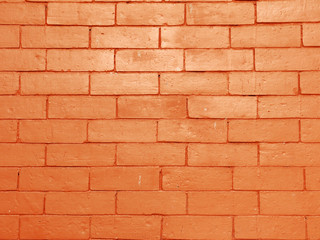 orange brick wall