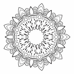 Mandala. Abstract Vector Decoration.