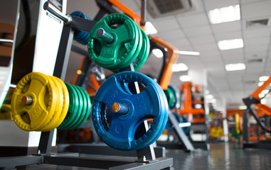 gym interior with equipment