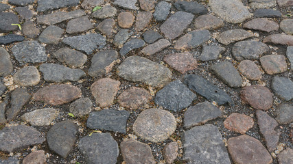 background texture of stone wall. pavement