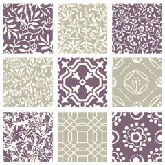 Classic vintage elegant pastel violet seamless abstract pattern 46
