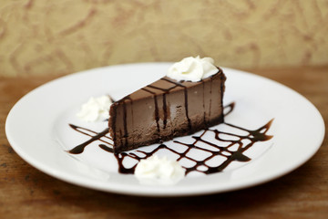 Chocolate cheesecake