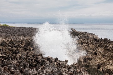 Holiday in Bali, Indonesia - Nusa Dua Water Blow