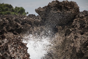 Holiday in Bali, Indonesia - Nusa Dua Water Blow