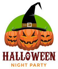 Halloween Badge or Label
