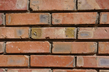 Texture of red stone as background close up