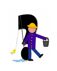 Alphabet Children Gone Fishing Question