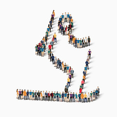 people sports biathlon vector