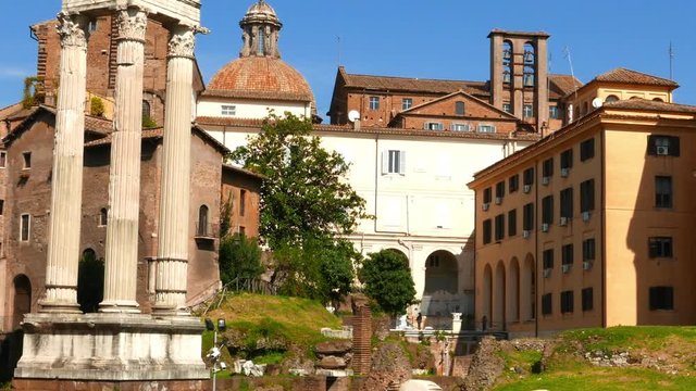 Historic architecture in Rome, Italy
