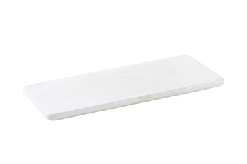 Rectangle white wooden cutting board