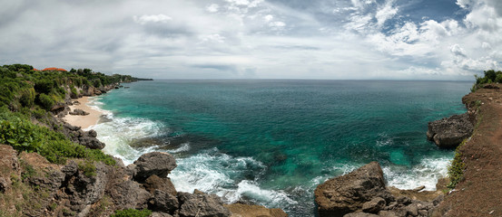 Holiday in Bali, Indonesia - Panorama Kubu Beach And Pantai Tengal Wangi