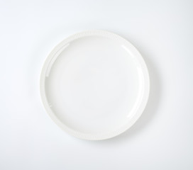 White porcelain plate
