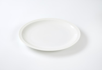 White porcelain plate