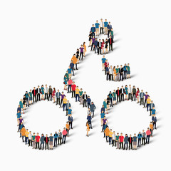 people sports cycling vector