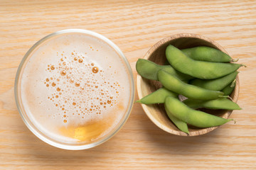 Beer and Edamame - 114914438
