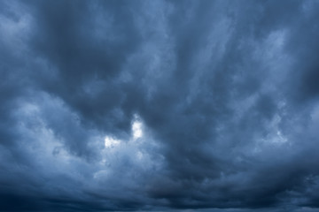 Fototapeta na wymiar Dark storm cloud background high contrast