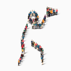 people sports hammer throw vector