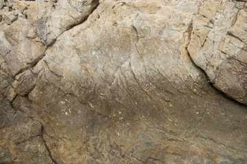 Natural rock wall background at Sai Kaew beach