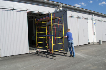 assembling work