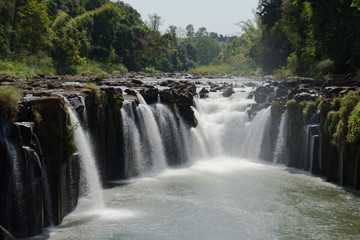 waterfall in southern area of Laos, native call 