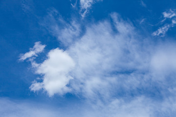Cloud  in sky background.