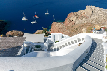 Fototapeta premium Oia. Traditional architecture of Santorini.