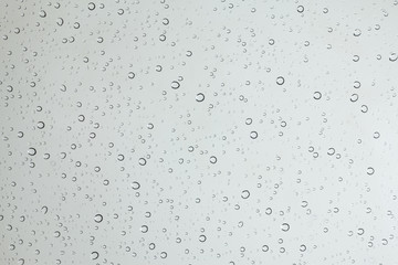 Drops of water, Water droplets on glass for a background, Raindr